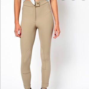 American Apparel Tan Riding Pants (Size Medium)